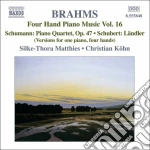 Johannes Brahms - Four Hand Piano Music Vol.16 cd