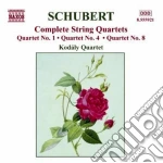 Franz Schubert - Quartetti Per Archi (integrale) , Voulume 4: Quartetti Nn.1 D 18, N.4 D 46, N.8 cd