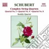 Franz Schubert - Quartetti Per Archi (integrale) , Voulume 4: Quartetti Nn.1 D 18, N.4 D 46, N.8 cd