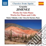 Graciela Jimenez - Works For Solo Piano, Works For Piano And Cello