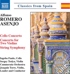 Alfonso Romero Asenjo - Cello Concerto, Concerto For Two Violins cd musicale di Alfonso Romero Asenjo