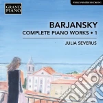 Adolf Barjansky - Complete Piano Works Vol.1 cd