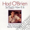 Hod O'brien Trio - So That's How It Is cd