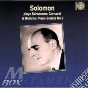 Solomon - Klaviersonate 3/Carnaval cd musicale di Schumann