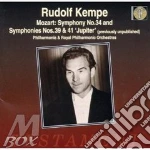 Rudolf Kempe: Mozart Symphony No.34 & Symphonies Nos.39 & 41 cd