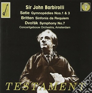 Satie / Benjamin Britten / Antonin Dvorak - Gymnopedies-Sinfonia Da R cd musicale di Erik Satie