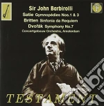 Satie / Benjamin Britten / Antonin Dvorak - Gymnopedies-Sinfonia Da R cd