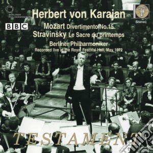 Herbert Von Karajan: Stravinsky & Mozart cd musicale di Karajan Von