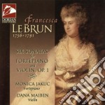 Lebrun Francesca - Six Sonatas For Fortepiano And Violin Op.1 /monica Jakuc, Fortepiano Dana Maiben, Violino