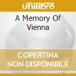 A Memory Of Vienna cd musicale di RAN BLAKE & ANTHONY