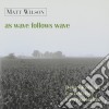 Matt Wilson - As Wave Follows Wave cd