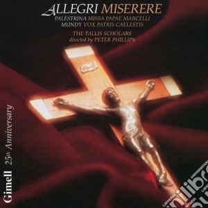 Gregorio Allegri - Miserere cd musicale di Allegri