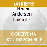 Marian Anderson - Favorite Christmas Hymns cd