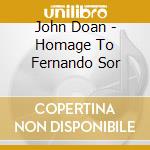 John Doan - Homage To Fernando Sor cd