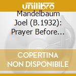 Mandelbaum Joel (B.1932): Prayer Before Work / Song Cycles 10 (With Primeval Candor) 11 (Ge cd