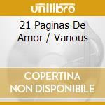21 Paginas De Amor / Various cd