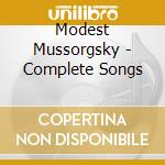 Modest Mussorgsky - Complete Songs cd