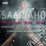 Saariaho Kaija - Notes On Light, Orion, Mirage cd