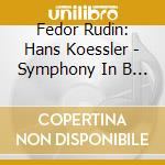 Fedor Rudin: Hans Koessler - Symphony In B Minor & Violin Concertos cd