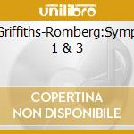 Phion/Griffiths-Romberg:Symphonies 1 & 3 cd musicale