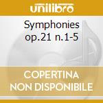 Symphonies op.21 n.1-5 cd musicale di Luigi Boccherini