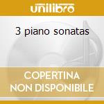 3 piano sonatas cd musicale di Carl Loewe