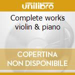 Complete works violin & piano cd