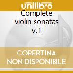 Complete violin sonatas v.1 cd