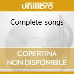 Complete songs cd musicale di Alan Petterson