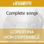 Complete songs cd