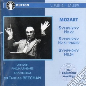 Wolfgang Amadeus Mozart - Symphonies Nos.29, 31, 34 cd musicale di Wolfgang Amadeus Mozart