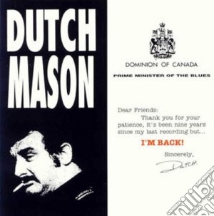 Dutch Mason - Prime Minister Of The Blues cd musicale di Mason Dutch