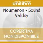 Noumenon - Sound Validity cd
