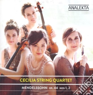 Felix Mendelssohn - Quartetti Per Archi (nn.1 E 2 Op.44) cd musicale di Mendelssohn