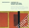 Dmitri Shostakovich - Symphony No 1, Concerto For Piano Trumpet & Strings cd