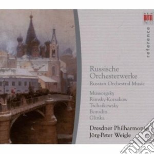 Russische Orchesterwerke: Mussorgsky, rimsky-Korsakov, Tchaikovsky, Borodin, Glimka cd musicale di ARTISTI VARI