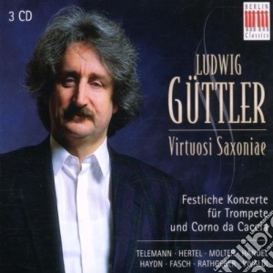 Virtuosi Saxoniae / Ludwig Guttler - Festliche Konzerte Fur Trompete Und Corno Da Caccia (3 Cd) cd musicale di Artisti Vari