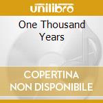 One Thousand Years cd