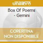 Box Of Poems - Gemini cd