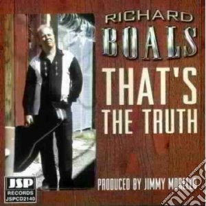 Richard Boals - That's The Truth cd musicale di Boals Richard