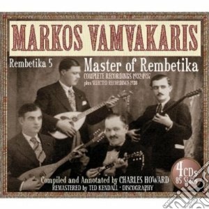 Markos Vamvakaris - Master Of Rembetika (4 Cd) cd musicale di MARKOS VAMVAKARIS (4