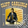 Cliff Carlisle - Country Legacy 1930-1939 (4 Cd) cd