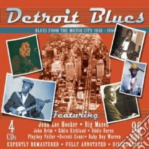 Detroit Blues / Various (4 Cd) cd musicale di J.l.hooker/b.maceo/e