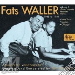 Fats Waller - Compl.recorded 38-40 V.5 (4 Cd) cd musicale di WALLER  FATS