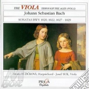 Johann Sebastian Bach - Sonata Per Viola Bwv 1020, 1022, 1027, 1 028, 1029 cd musicale di Johann Sebastian Bach