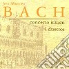 Concerto italiano bwv 971, ouverture bwv cd