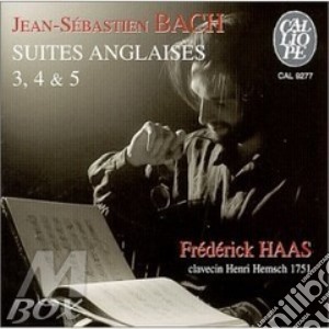 Suite inglese n.3 bwv 808, n.4 bwv 809, cd musicale di Johann Sebastian Bach