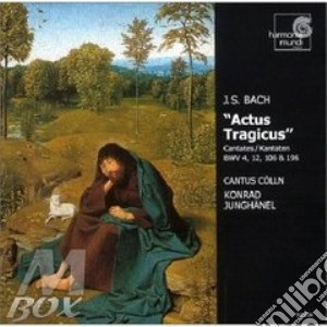 Johann Sebastian Bach - Actus Tragicus (cantate Bwv 4, 12, 106,196) cd musicale di Johann Sebastian Bach