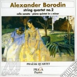 Quartetto x archi n.2, quintetto con pf, cd musicale di Alexander Borodin