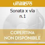 Sonata x vla n.1 cd